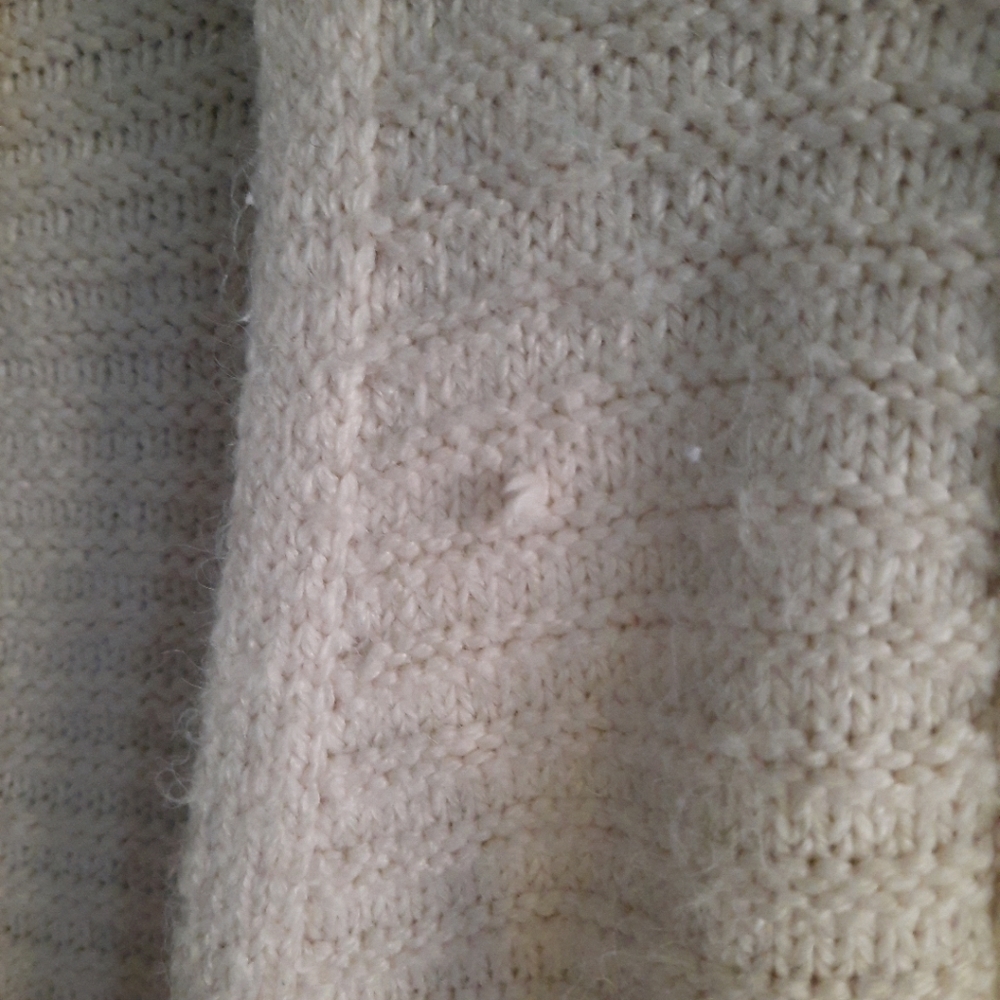 Max Studio Open Front Long Oversized Cardigan Sweater Beige Soft Size Small - Picture 4 of 12